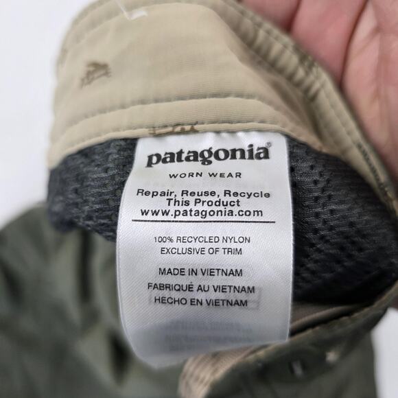 Patagonia Cargo Shorts Mens 36 Outdoor Hiking Utility Recycled Nylon Pockets - Picture 10 of 11